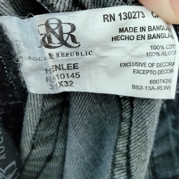 Rock & Republic Jeans 31x32 Henlee Bootcut 837 - Picture 4 of 4